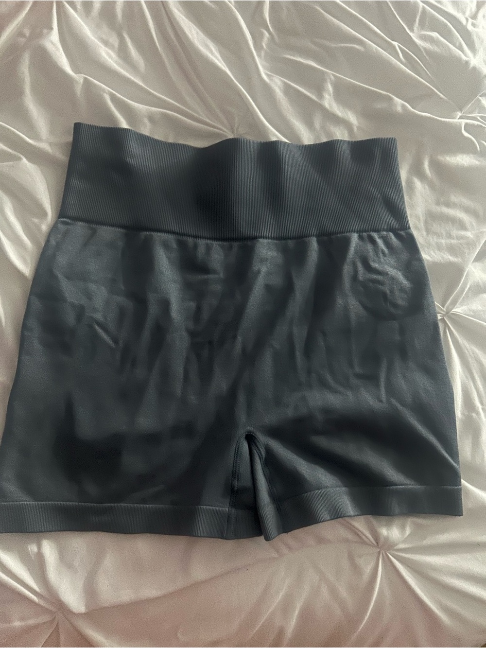 High-Waist Women’s Butt Lifting Shorts in Dark Gray